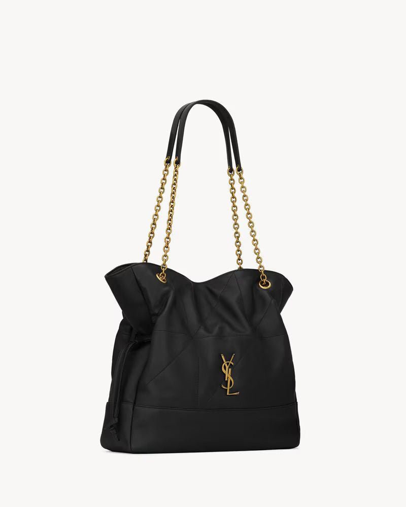 Saint Laurent Sac Sl H26 Shoulder Bag — Black Quilted Nylon