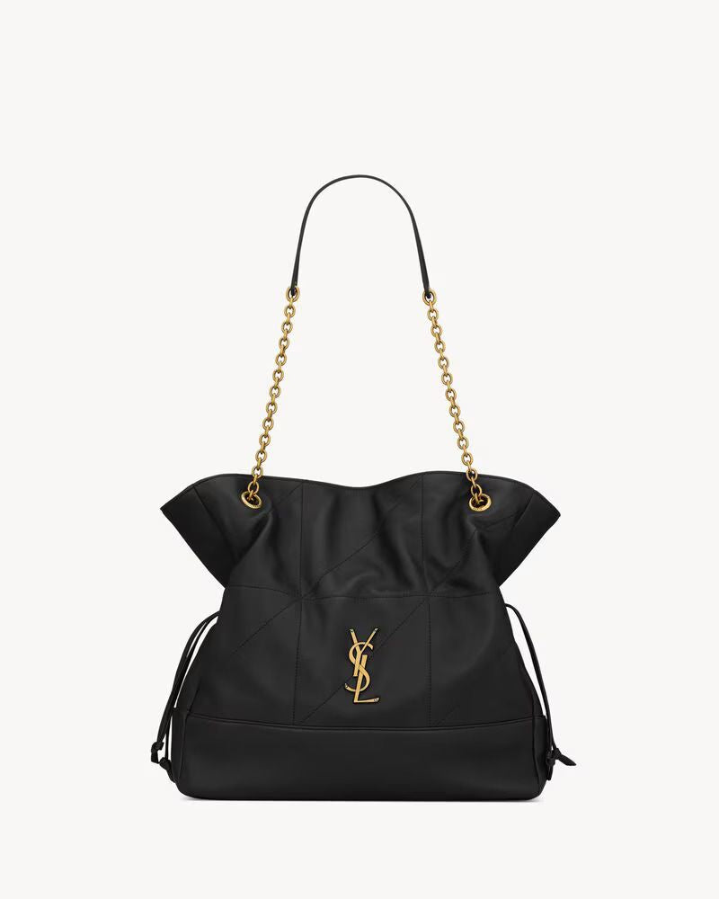 Saint Laurent Sac Sl H26 Shoulder Bag — Black Quilted Nylon