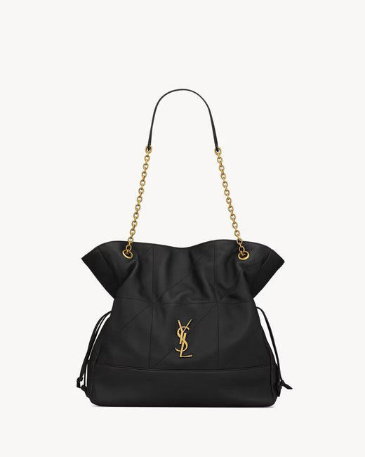 Saint Laurent Sac Sl H26 Shoulder Bag — Black Quilted Nylon