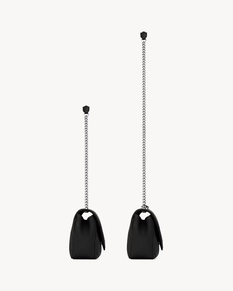 Saint Laurent Shoulder Bag — Black Leather