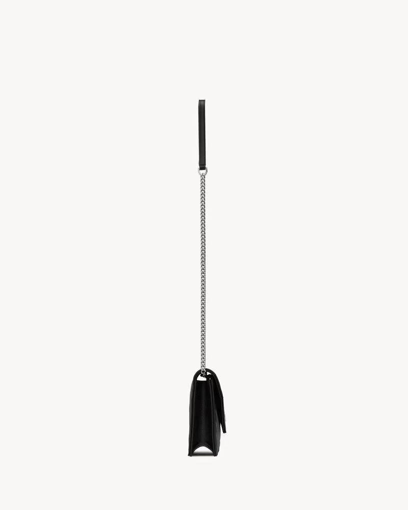 Saint Laurent Sl Shoulder Bag — Black Leather