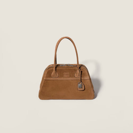 Miu Miu H26 Top Handle Bag — Brown Suede
