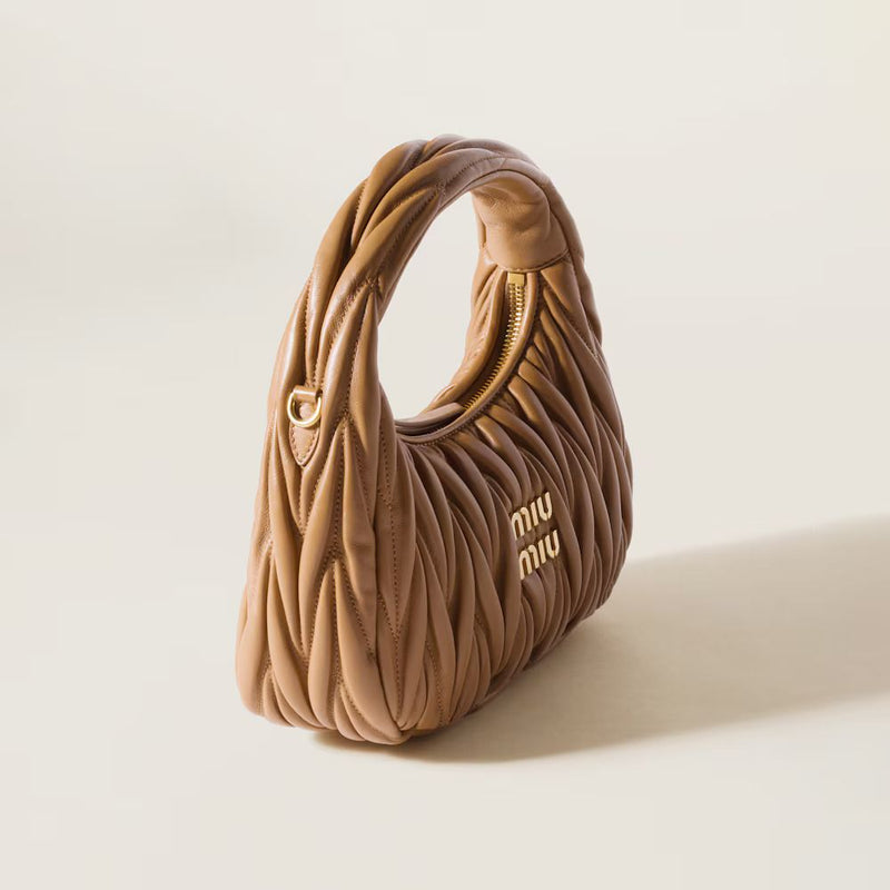 Miu Miu H26 Shoulder Bag Caramel Leather