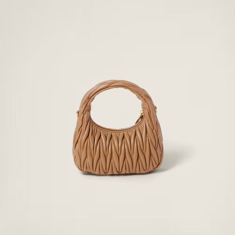 Miu Miu H26 Shoulder Bag Caramel Leather