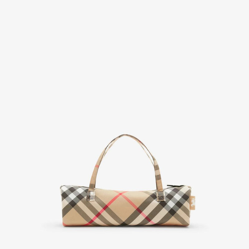 Burberry Mini Bag Check Canvas With Leather