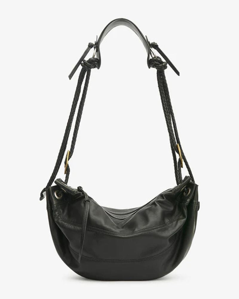 Isabel Marant Leather Hobo Bag — Black