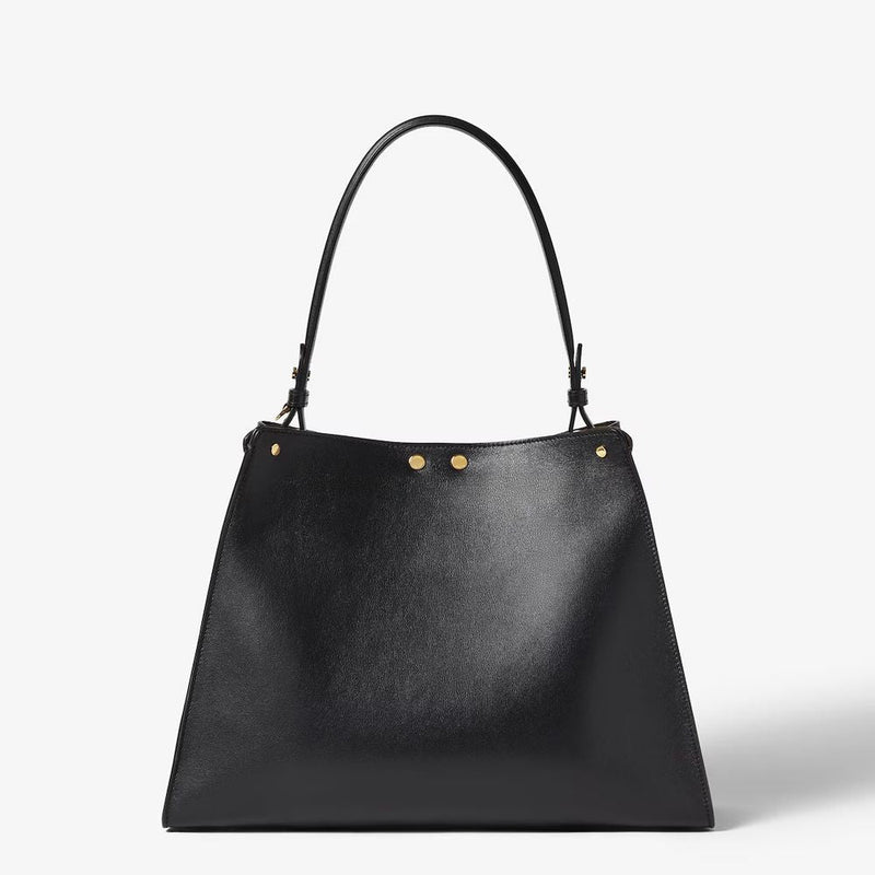 Fendi Way Shoulder Bag — Black Leather