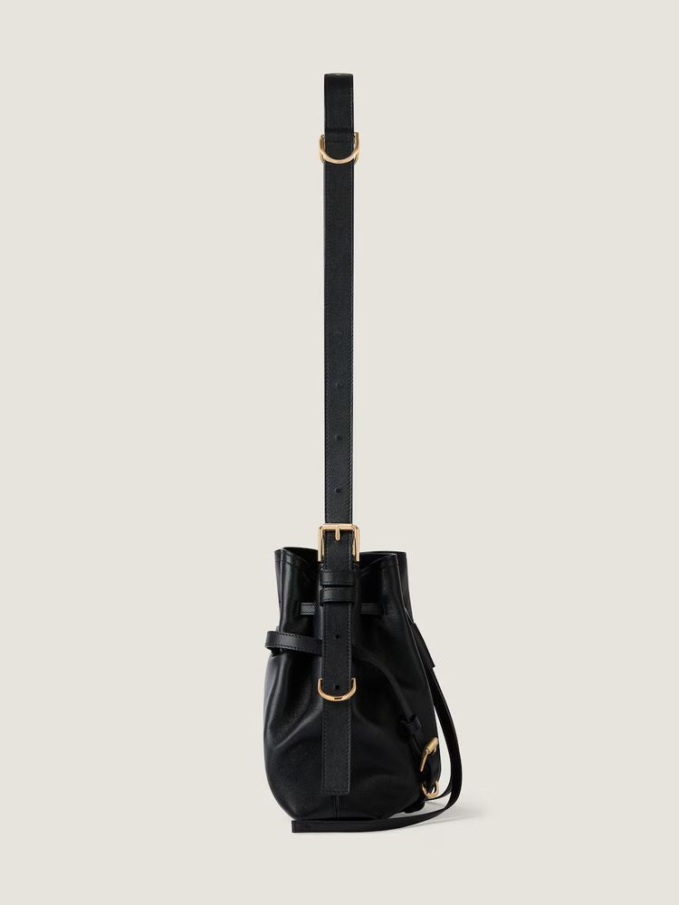 Givenchy H26 Shoulder Bag — Black Leather