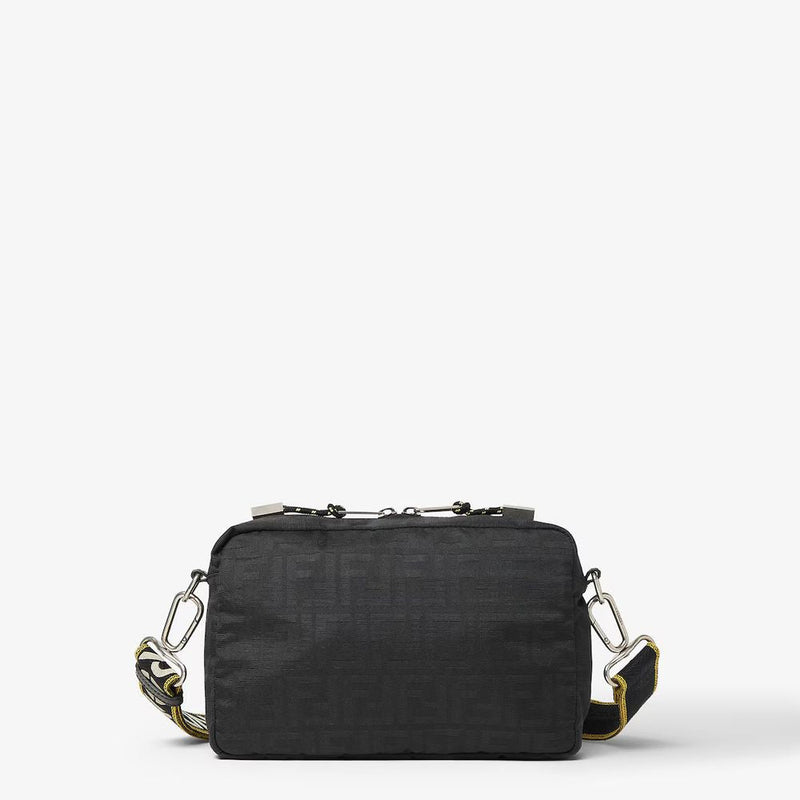 Fendi H26 Crossbody Bag — Black Nylon