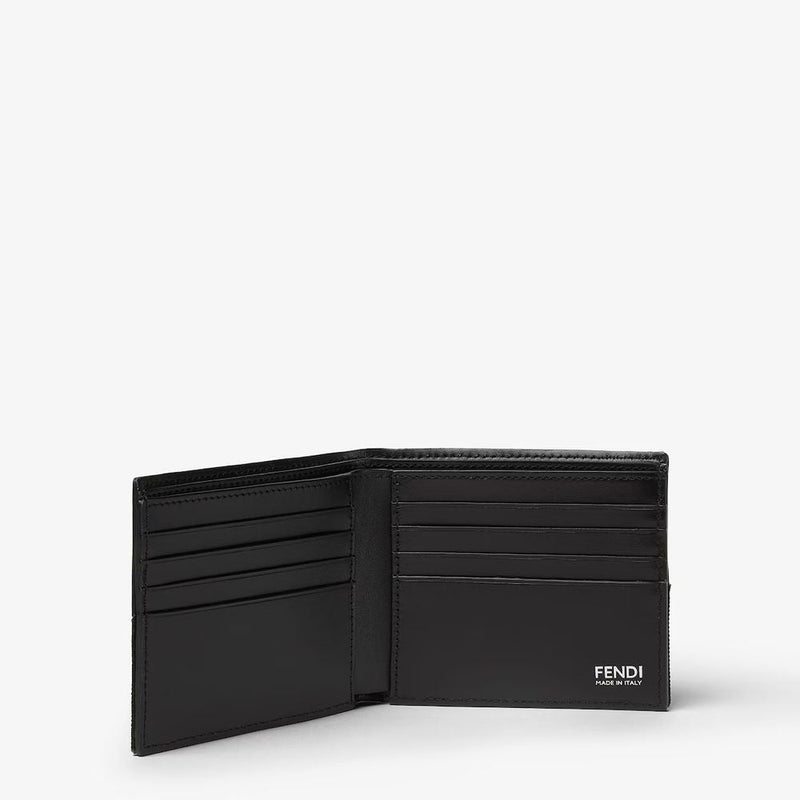 Fendi Wallet — Black Calf Leather