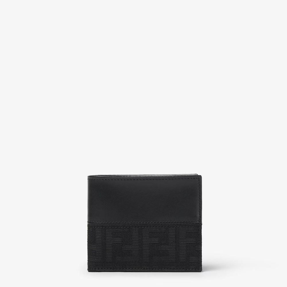 Fendi Wallet — Black Calf Leather