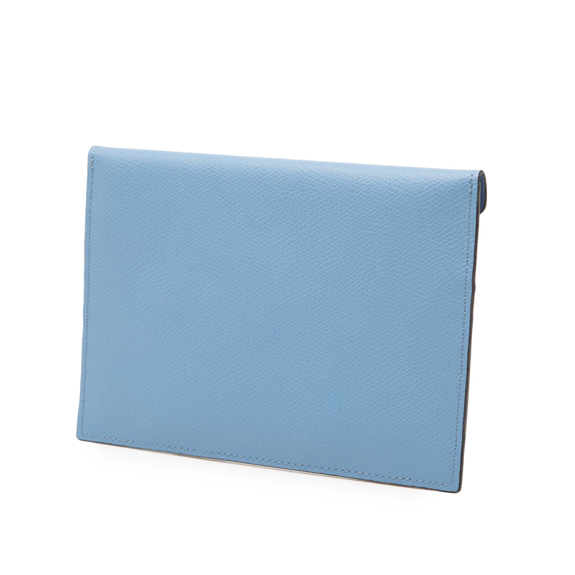 Zucca Embossed Leather Envelope Clutch - Image 2