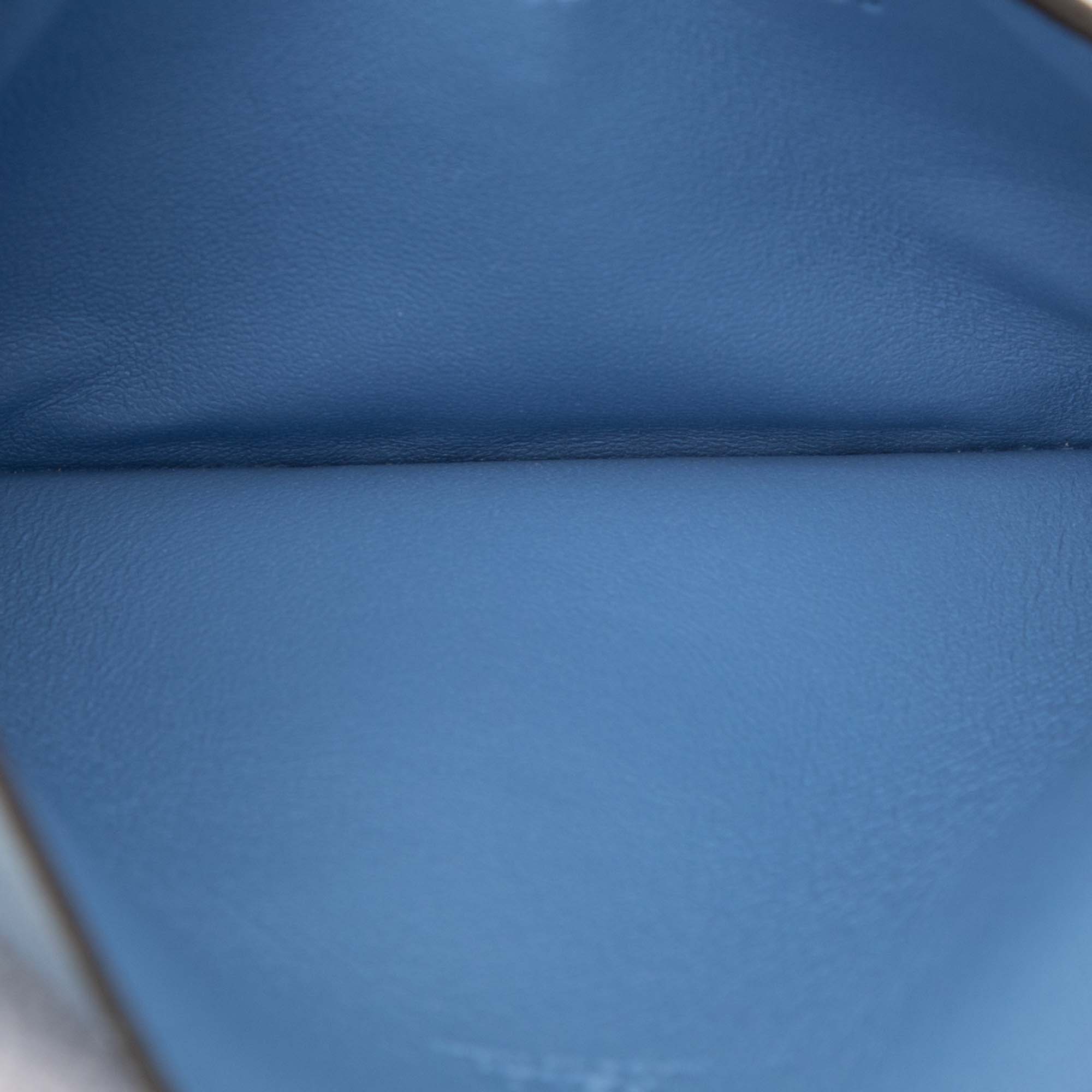 Zucca Embossed Leather Envelope Clutch - Image 4