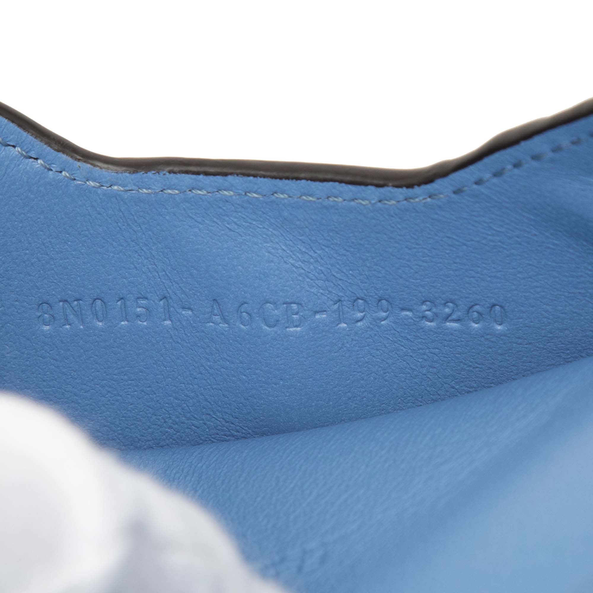 Zucca Embossed Leather Envelope Clutch - Image 6