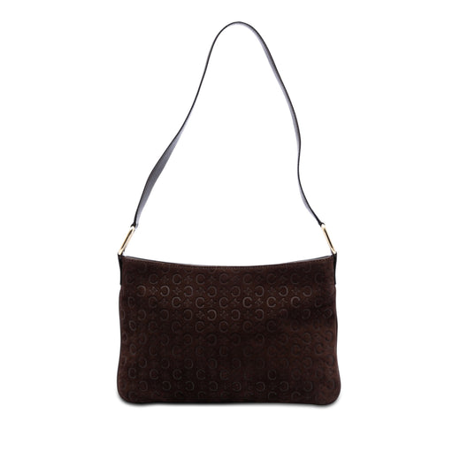 C Macadam Suede Shoulder Bag - Image 1