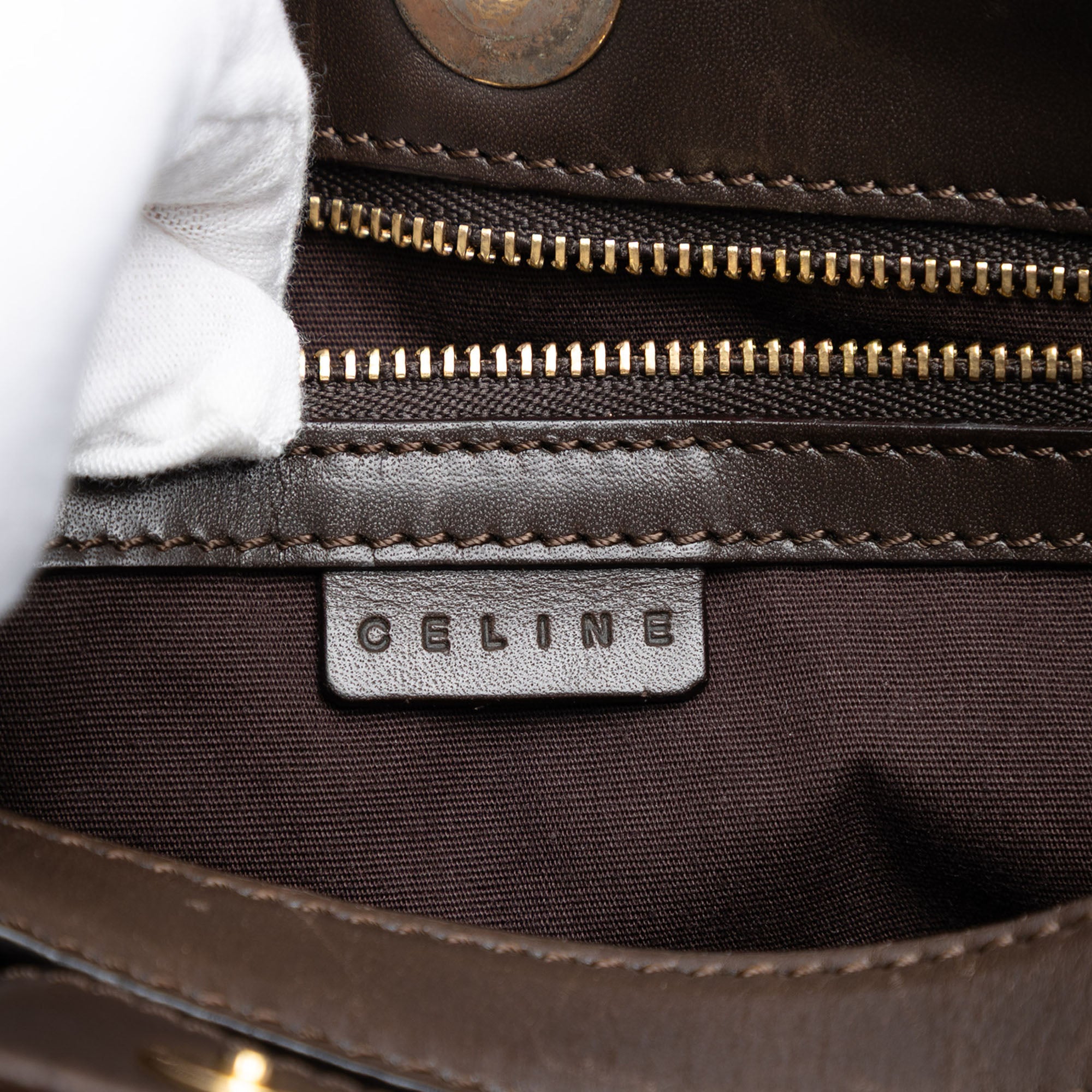C Macadam Suede Shoulder Bag - Image 5