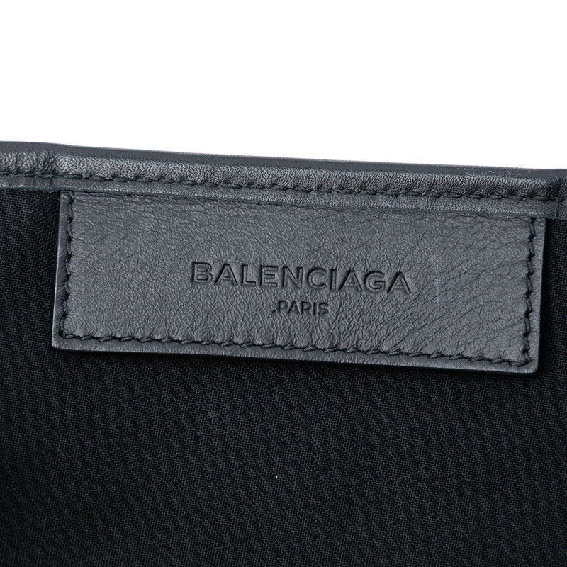 Canvas Striped Navy Cabas S - Image 5