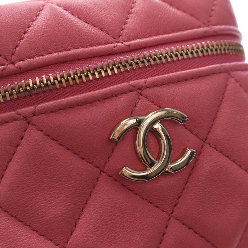 Quilted Lambskin Cube Chain Wristlet Case - Image 5