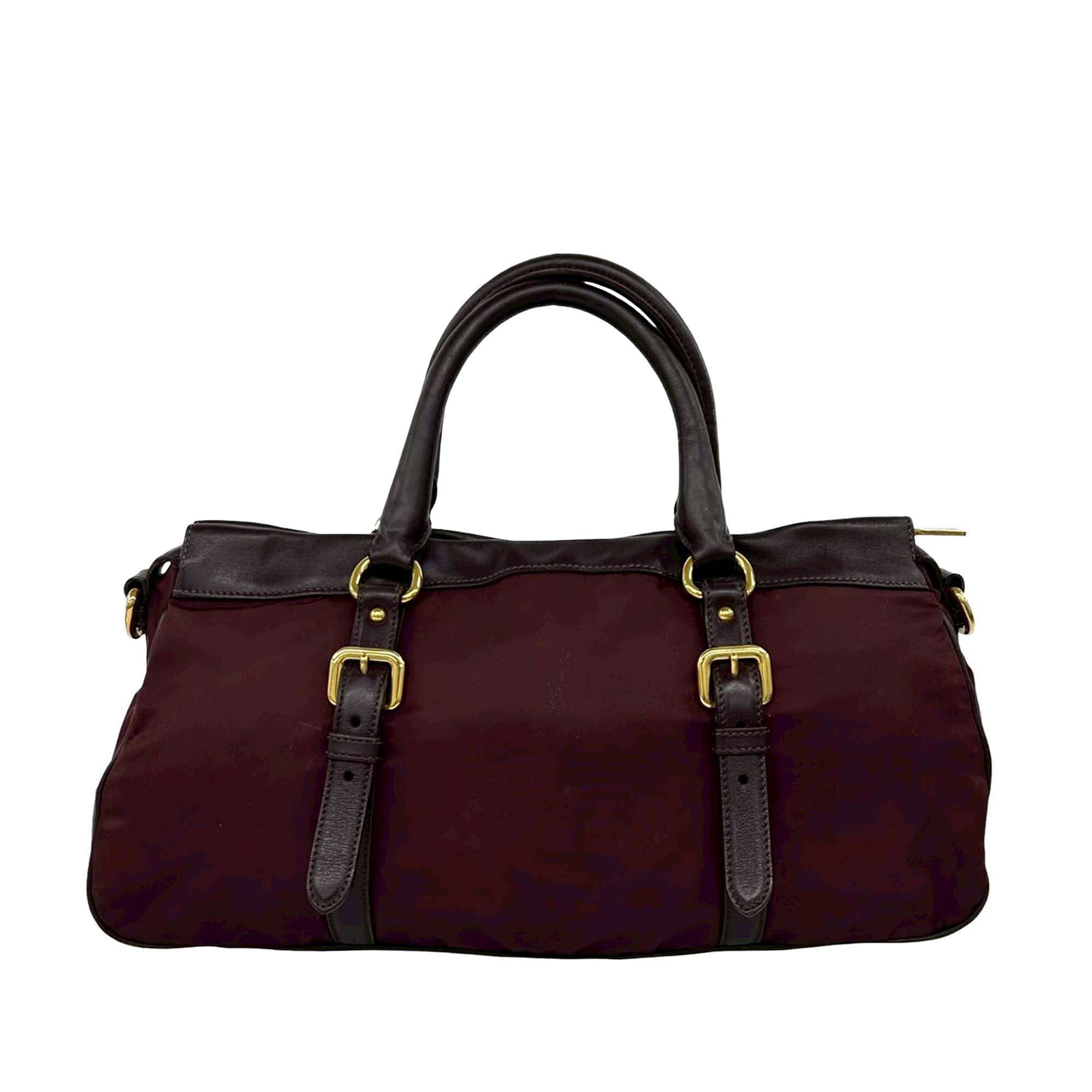 Soft Calf Trimmed Tessuto Zip Top Satchel - Image 2