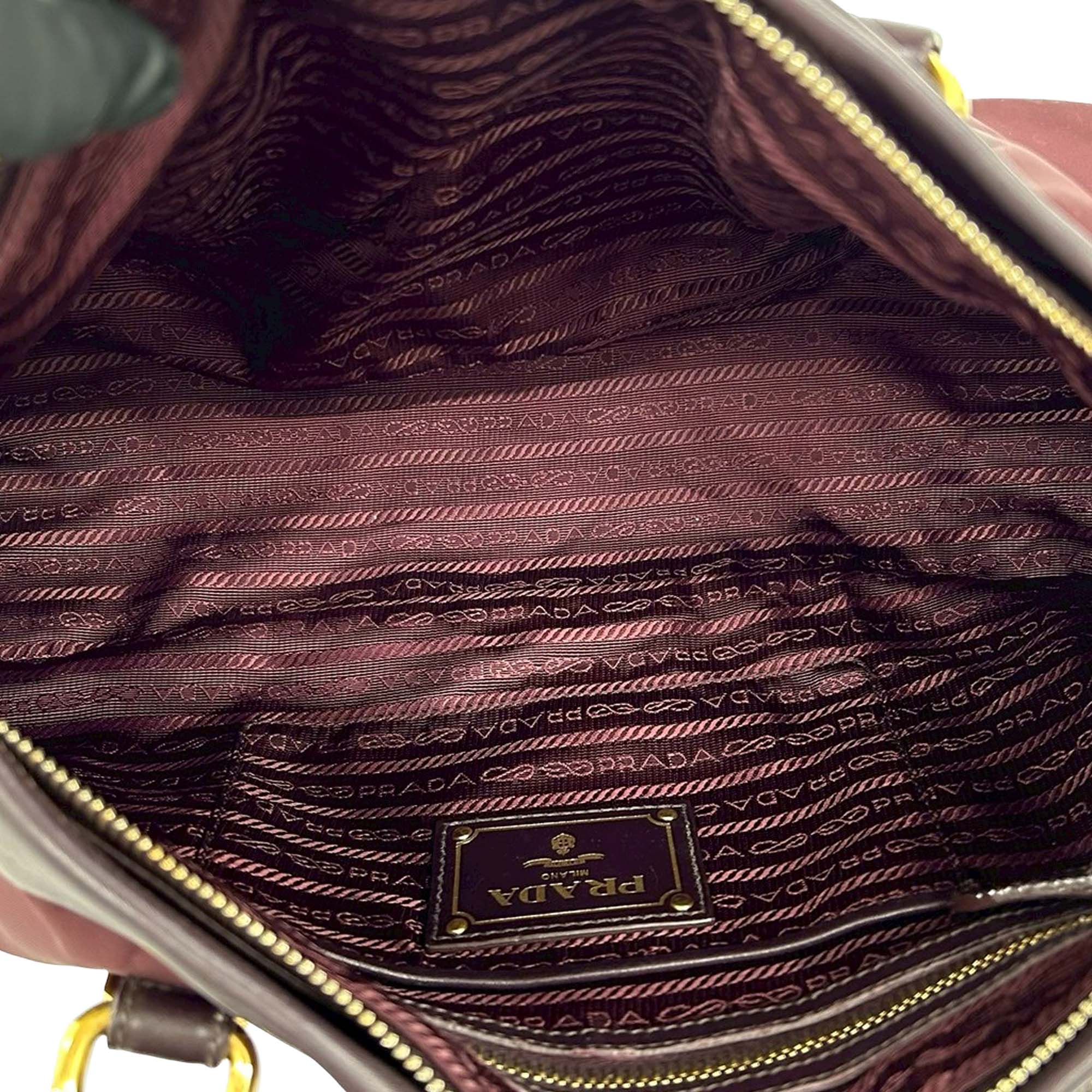 Soft Calf Trimmed Tessuto Zip Top Satchel - Image 4