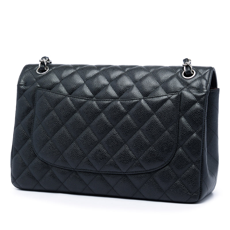 Jumbo Classic Caviar Double Flap - Image 2