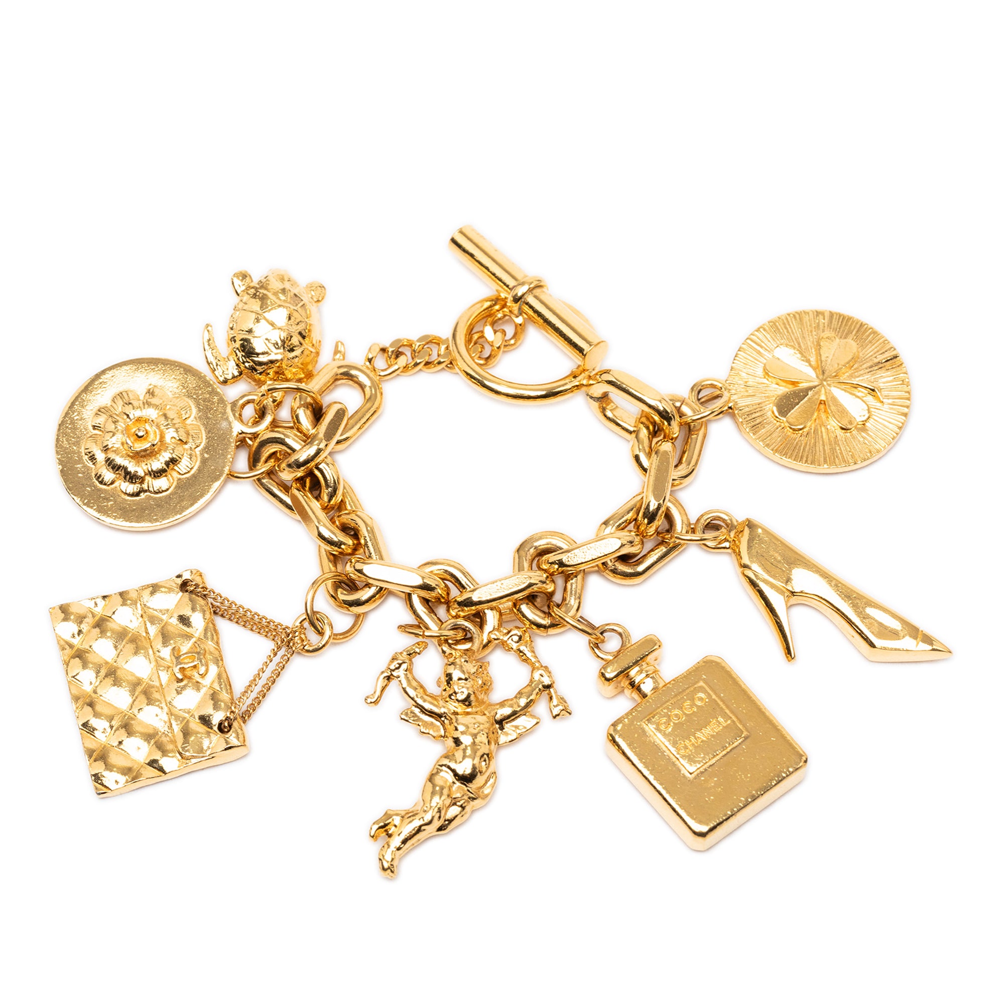 Gold Plated Lucky Charms Bracelet - Image 1