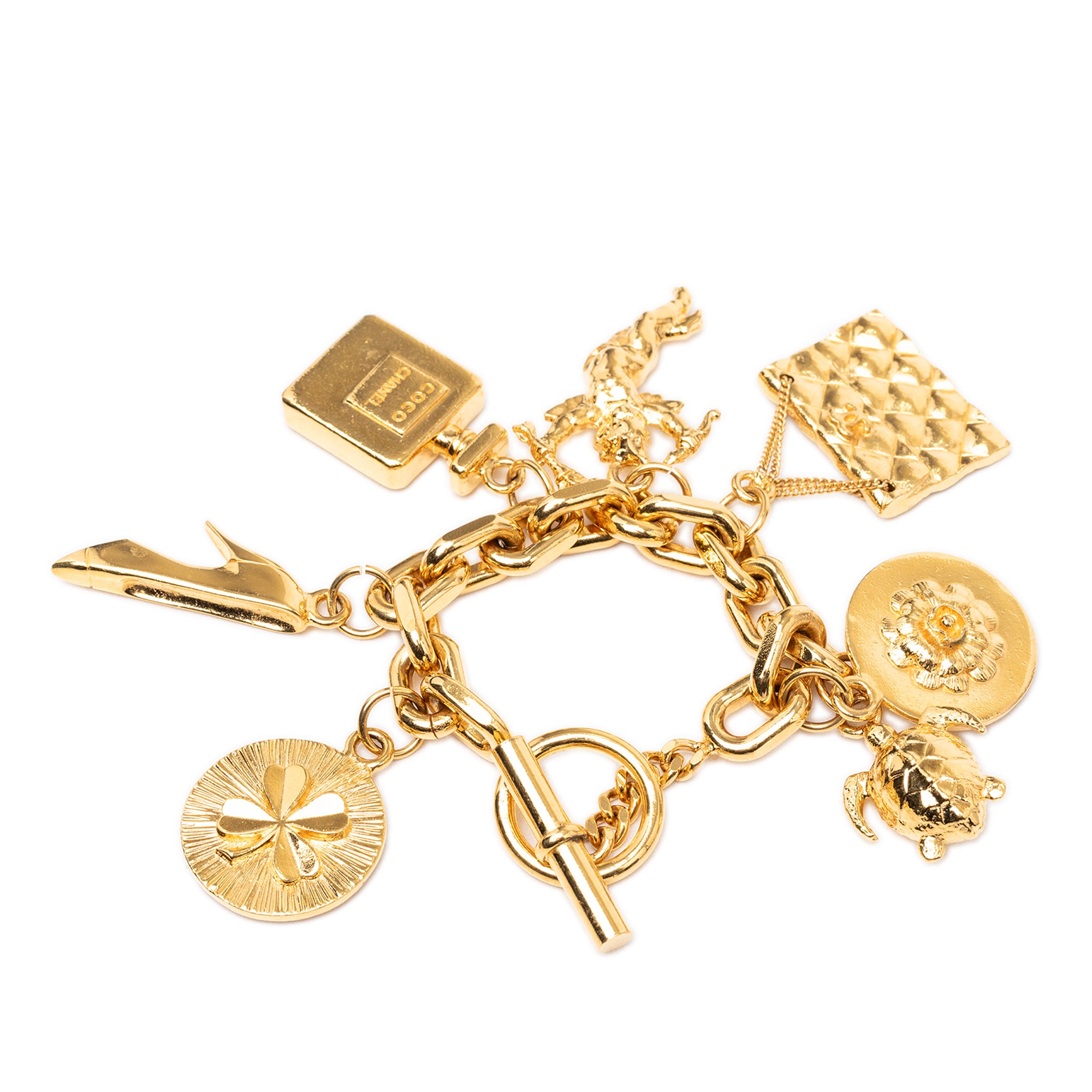 Gold Plated Lucky Charms Bracelet - Image 3