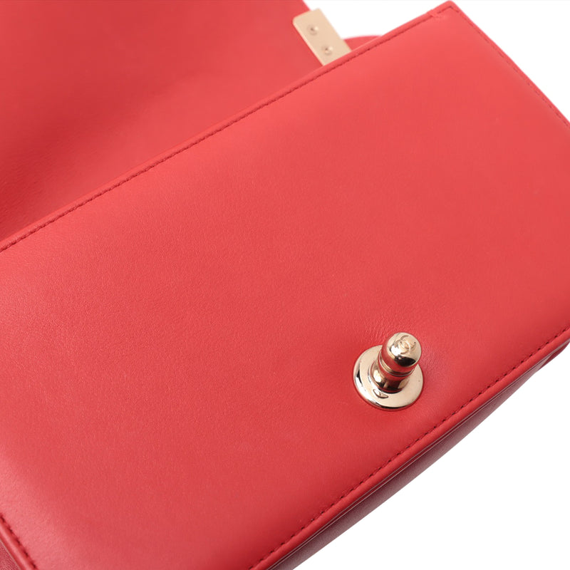 Small Straw and Lambskin Boy Flap - Image 6