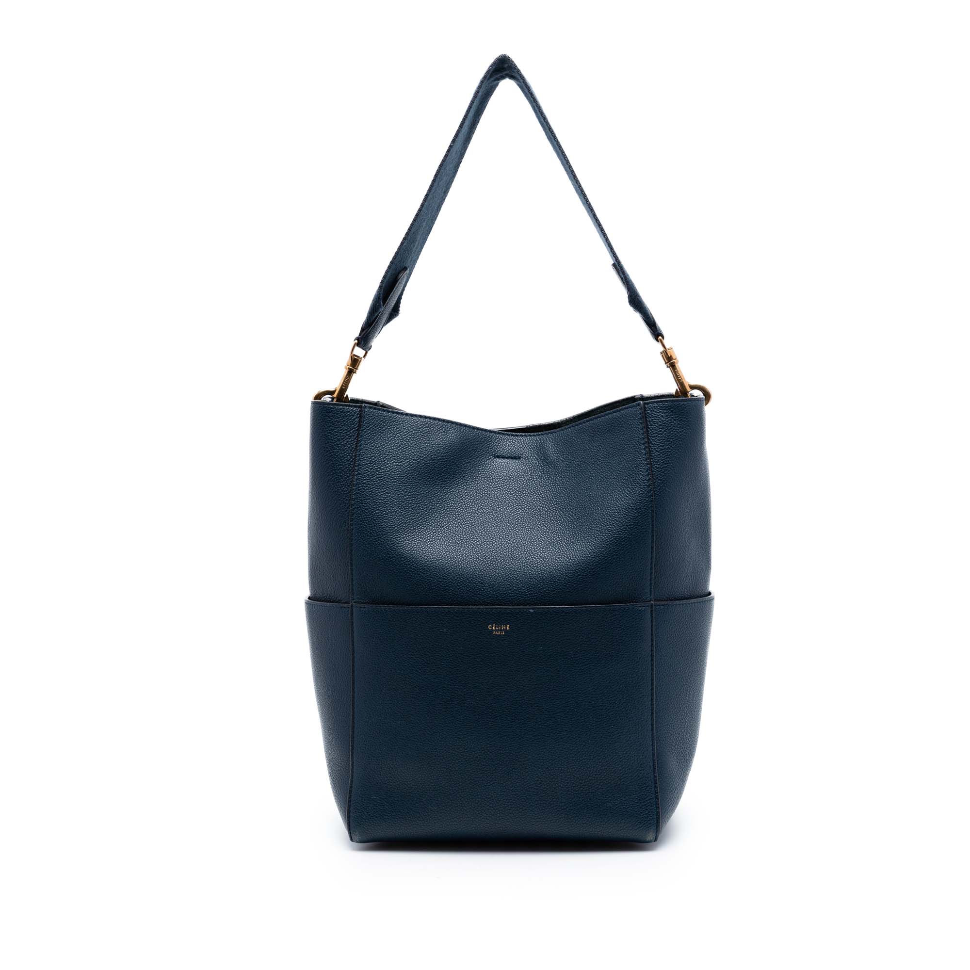 Medium Soft Grained Calfskin Seau Sangle Bucket Bag - Image 1