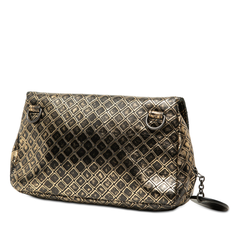 Metallic Calfskin Intrecciomirage Chain Flap Crossbody - Image 2
