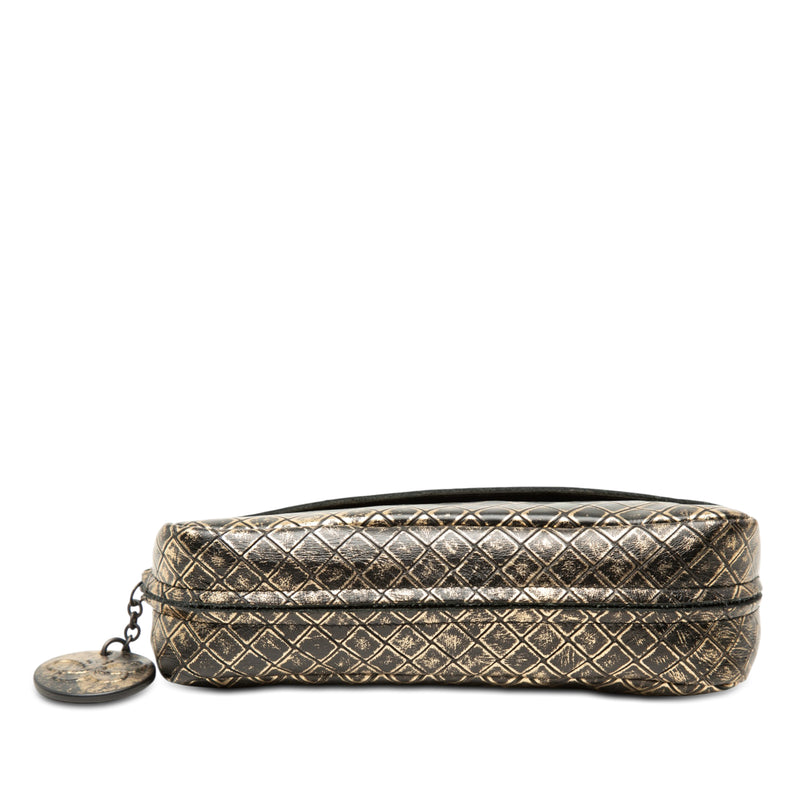 Metallic Calfskin Intrecciomirage Chain Flap Crossbody - Image 3