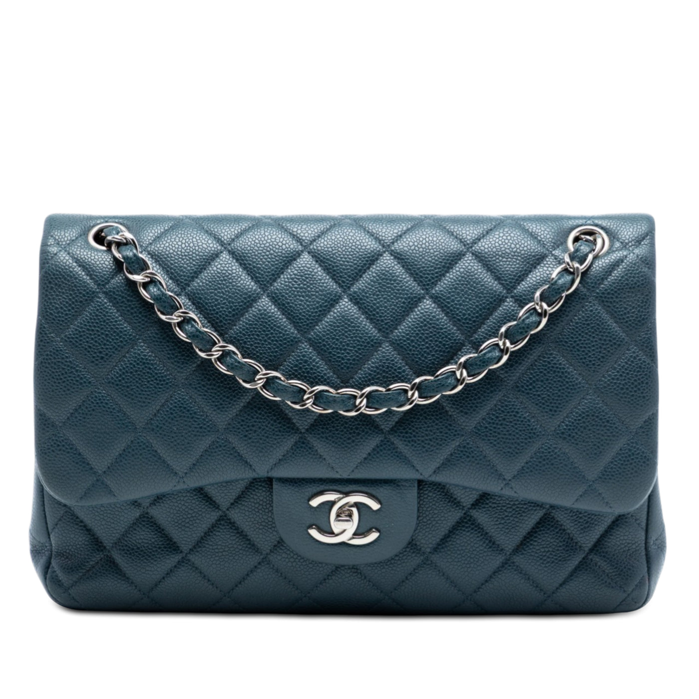 Jumbo Classic Caviar Double Flap - Image 1