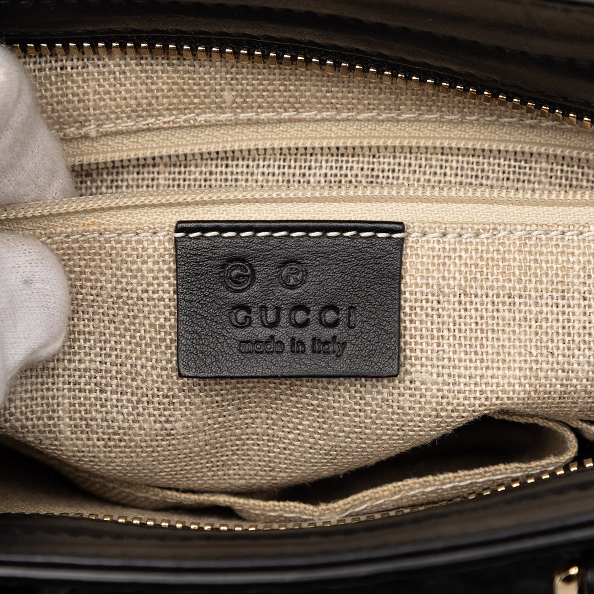 Small Microguccissima Bree Satchel - Image 5