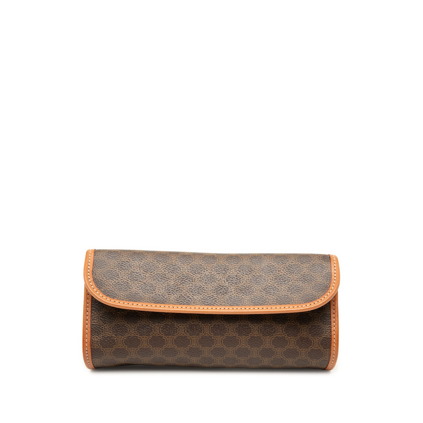 Macadam Coated Canvas Clutch - Image 1
