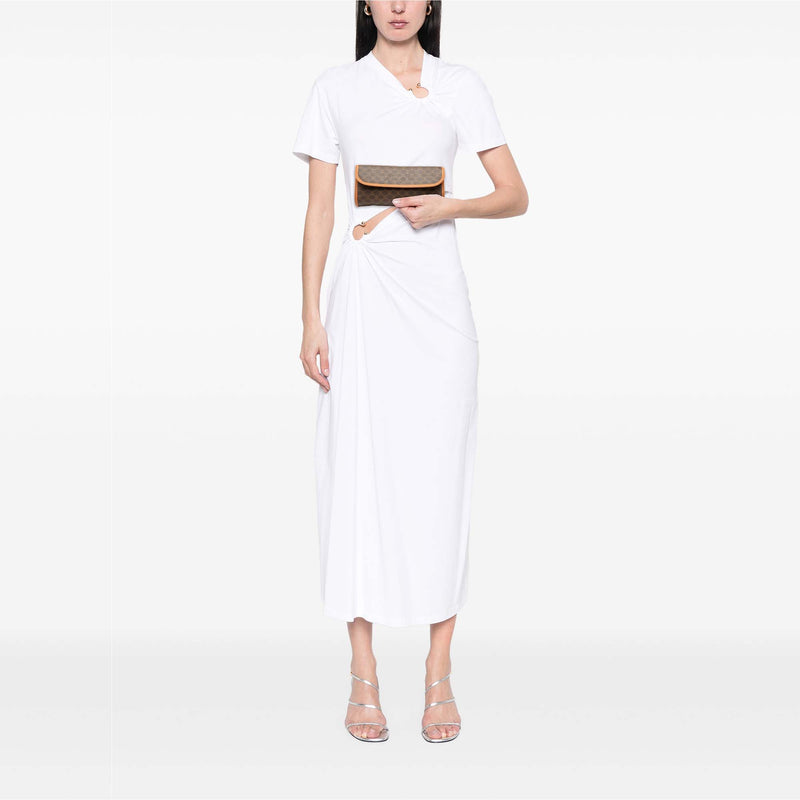 Macadam Coated Canvas Clutch - Image 6
