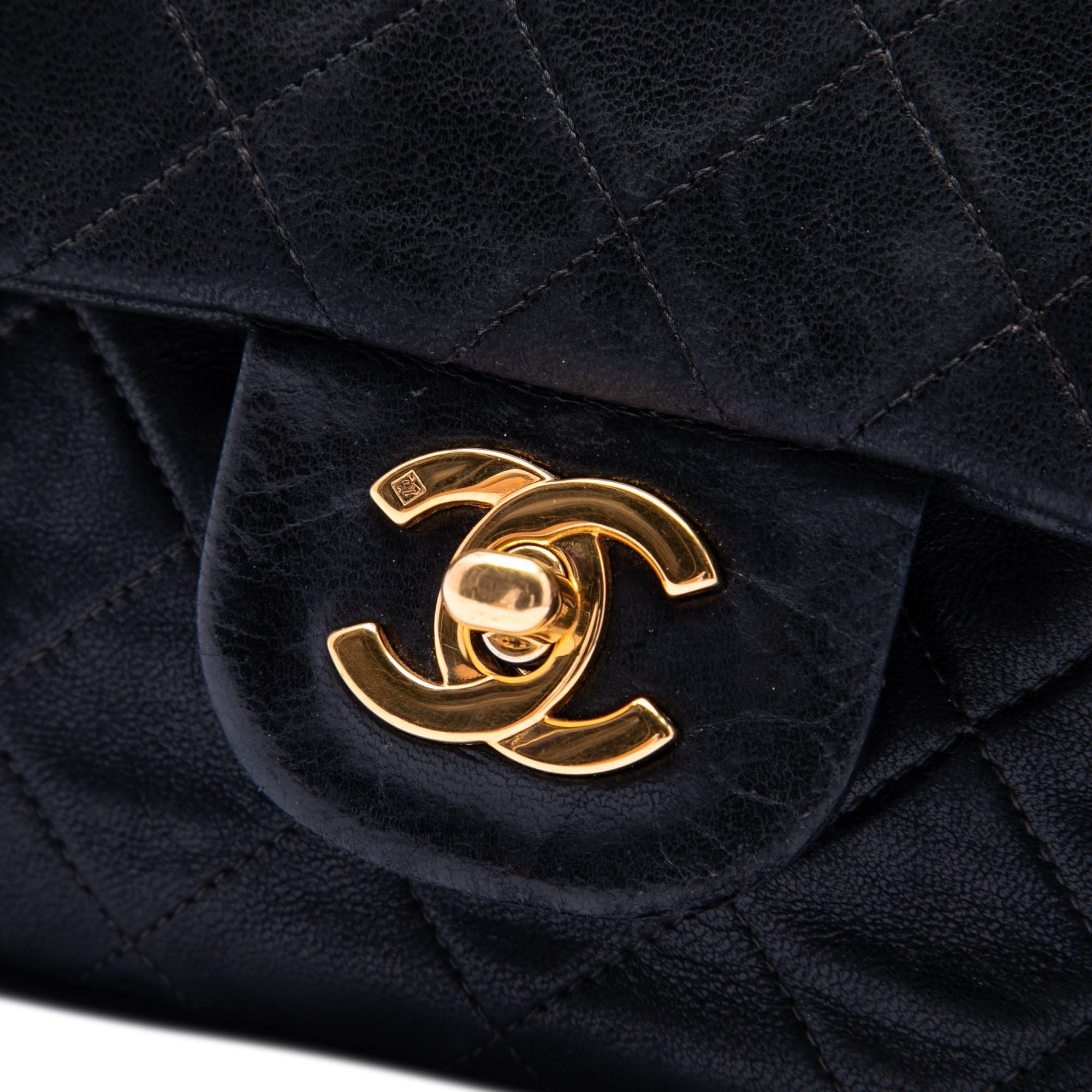 Small Classic Lambskin Double Flap - Image 5
