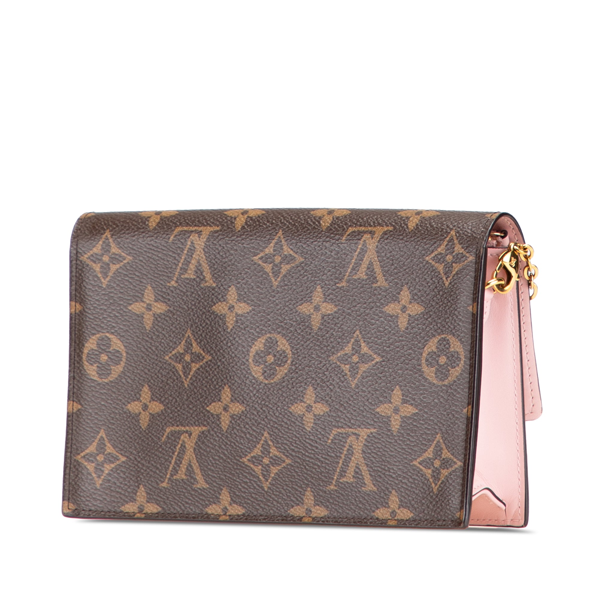 Monogram Flore Wallet On Chain - Image 2