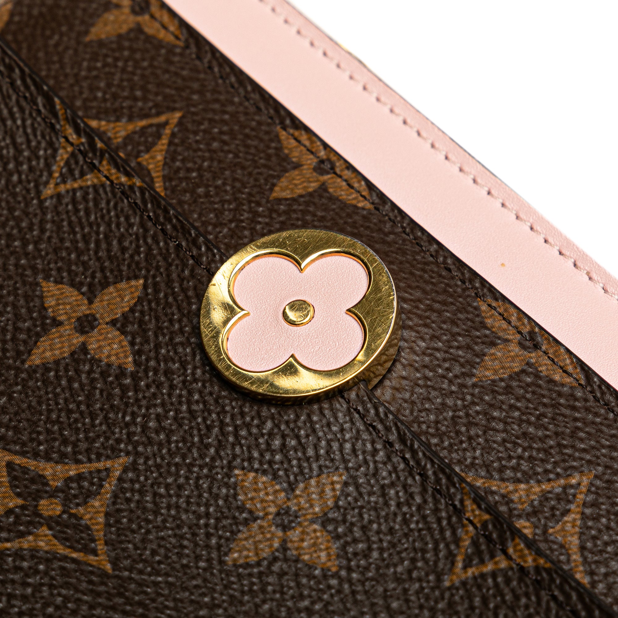 Monogram Flore Wallet On Chain - Image 8