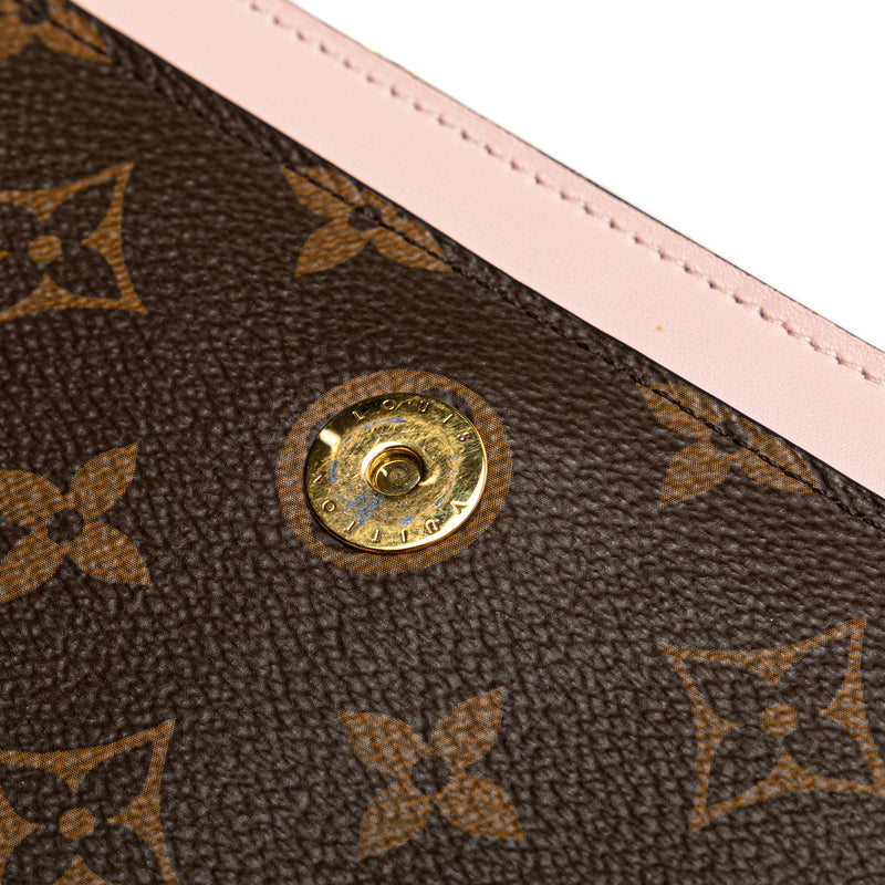 Monogram Flore Wallet On Chain - Image 9