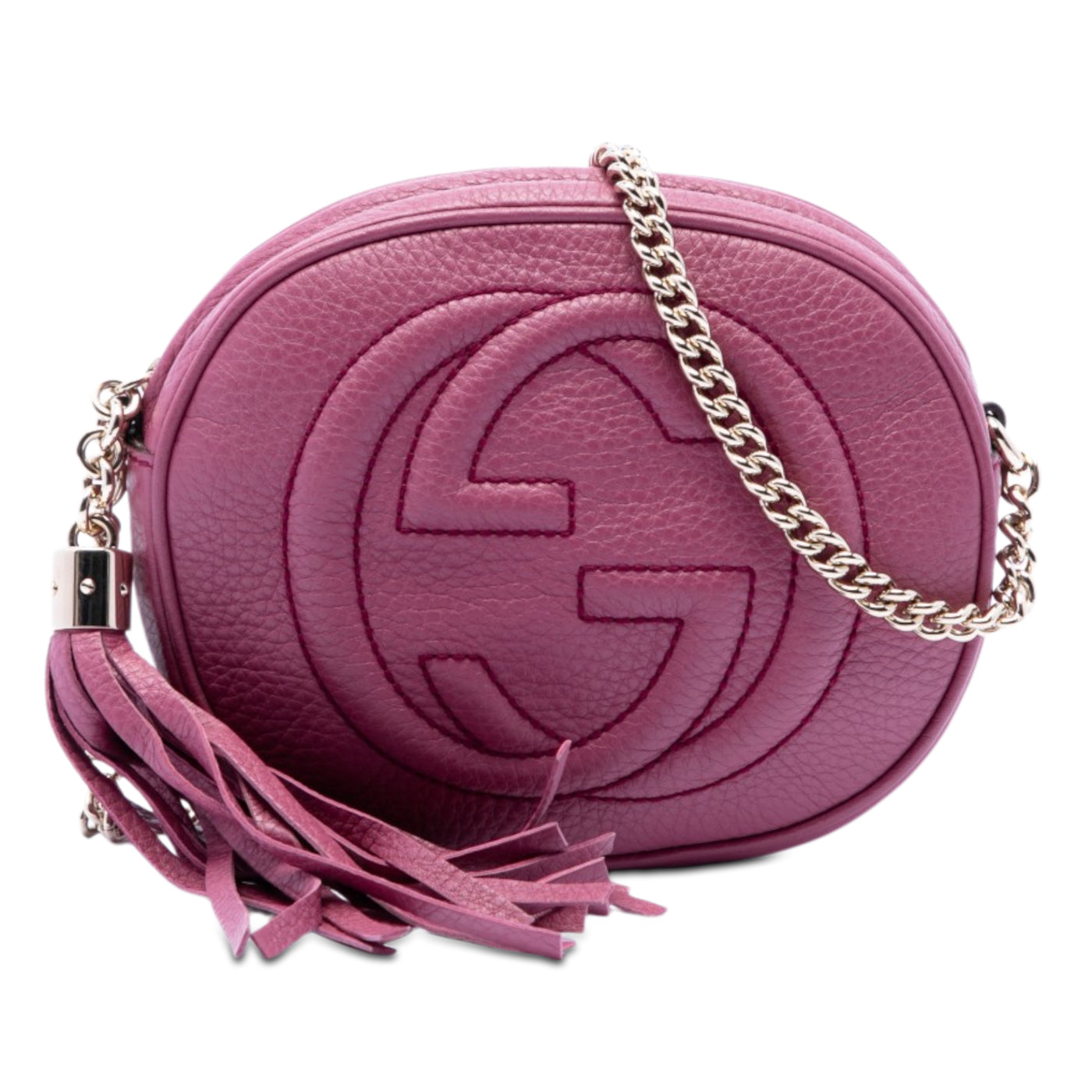 Mini Pebbled Calfskin Soho Chain Crossbody - Image 1