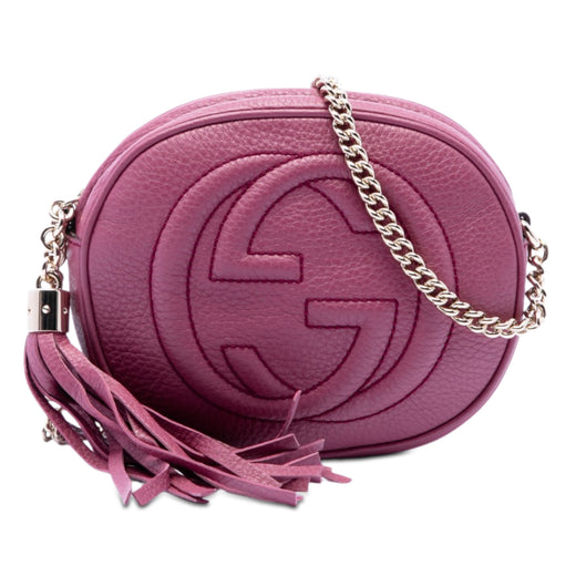 Mini Pebbled Calfskin Soho Chain Crossbody - Image 1