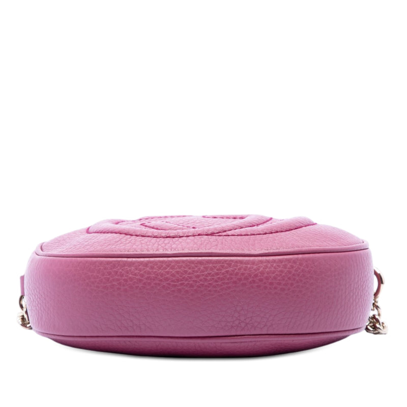 Mini Pebbled Calfskin Soho Chain Crossbody - Image 3