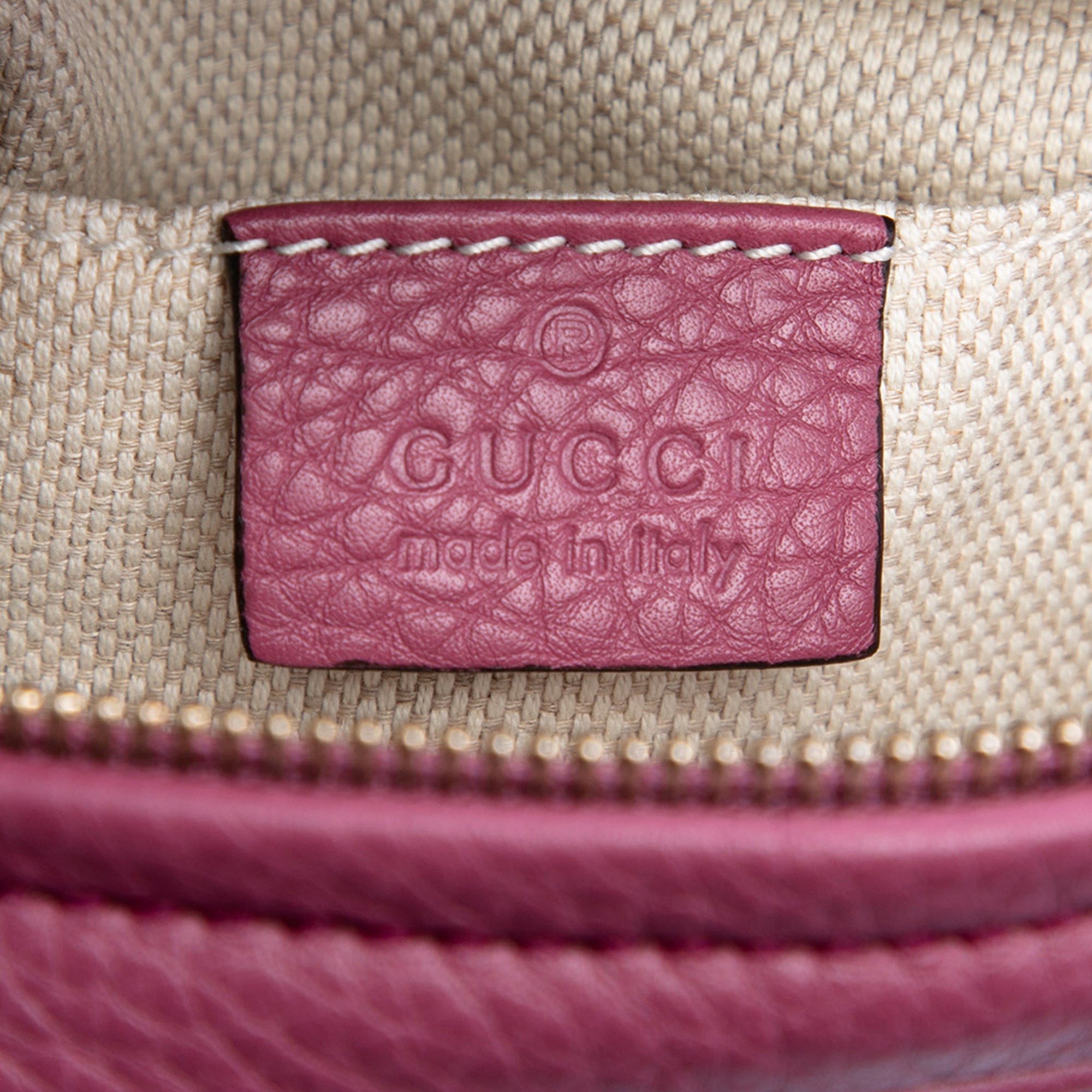 Mini Pebbled Calfskin Soho Chain Crossbody - Image 6