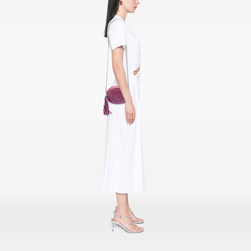 Mini Pebbled Calfskin Soho Chain Crossbody - Image 7