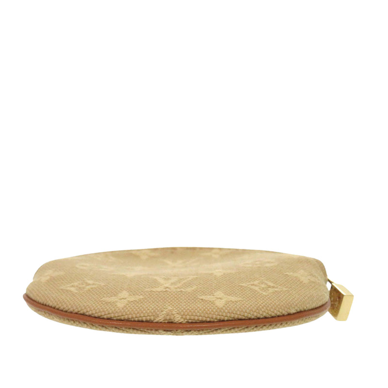Monogram Mini Lin Round Coin Purse - Image 3