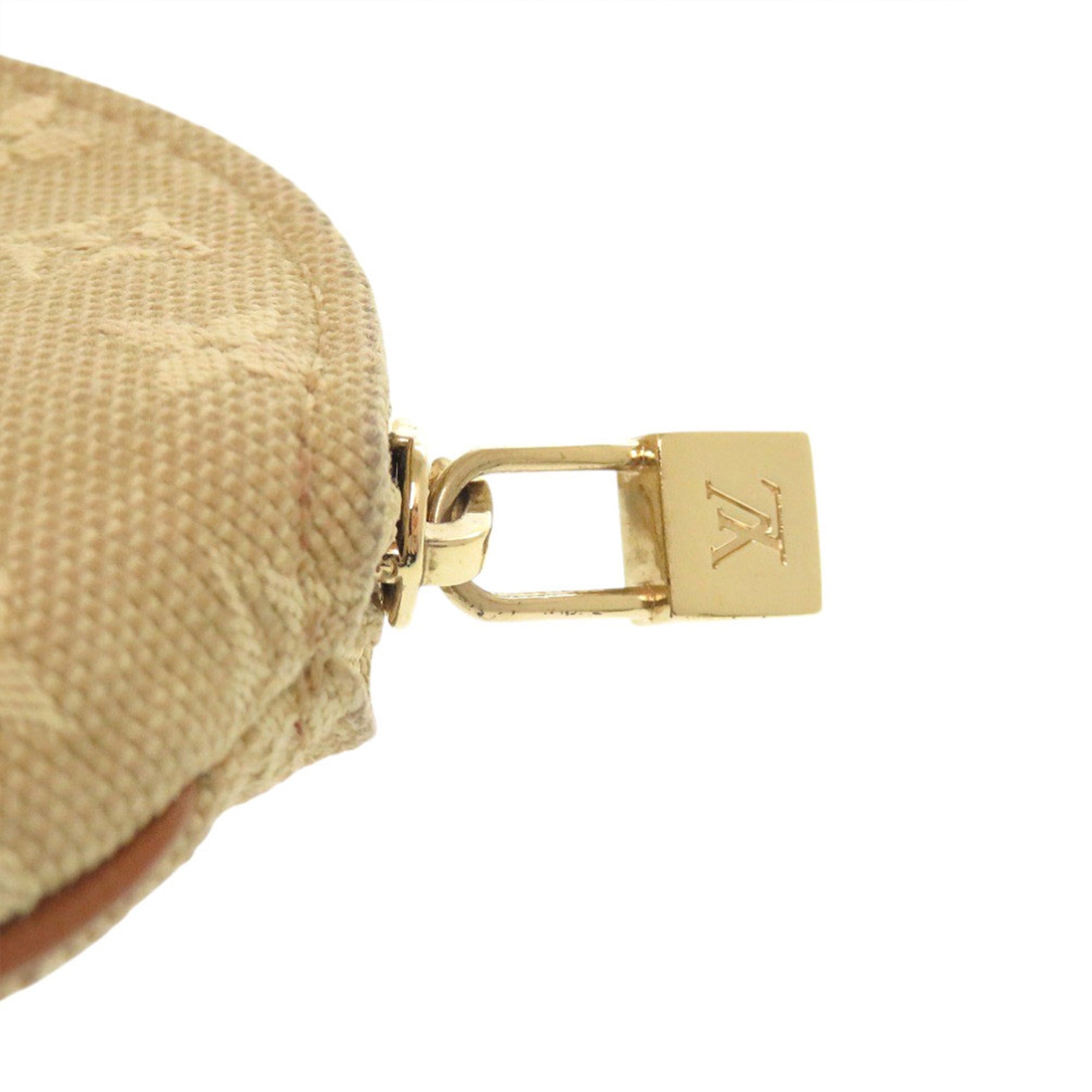 Monogram Mini Lin Round Coin Purse - Image 7