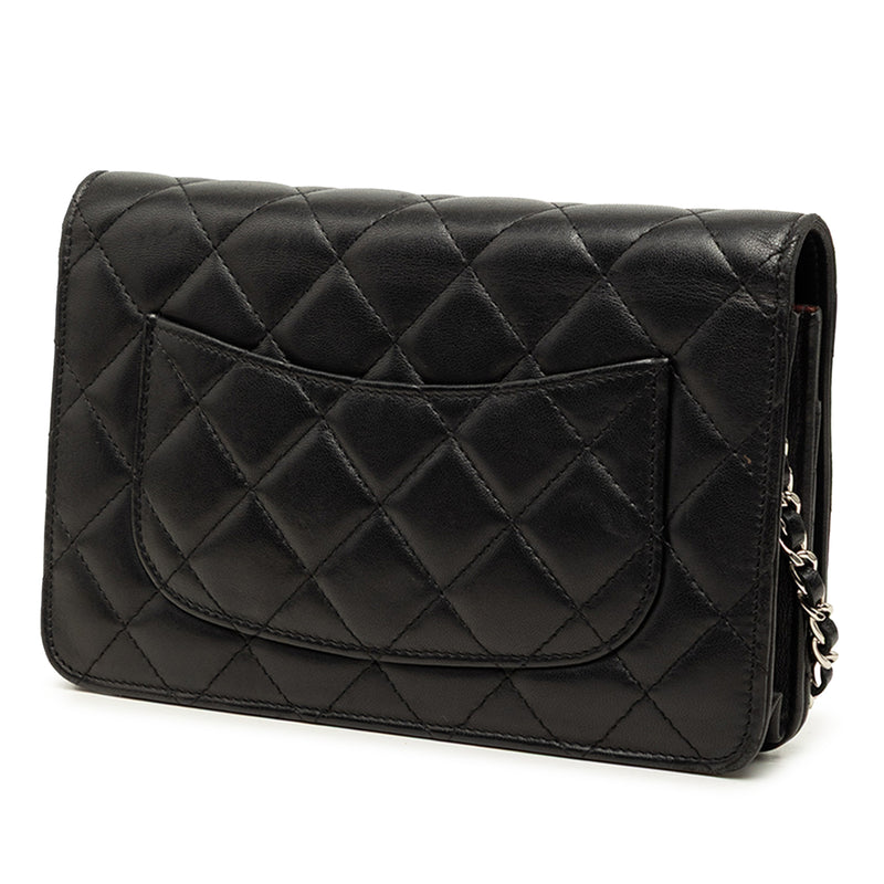 CC Quilted Lambskin Wallet On Chain - Image 2