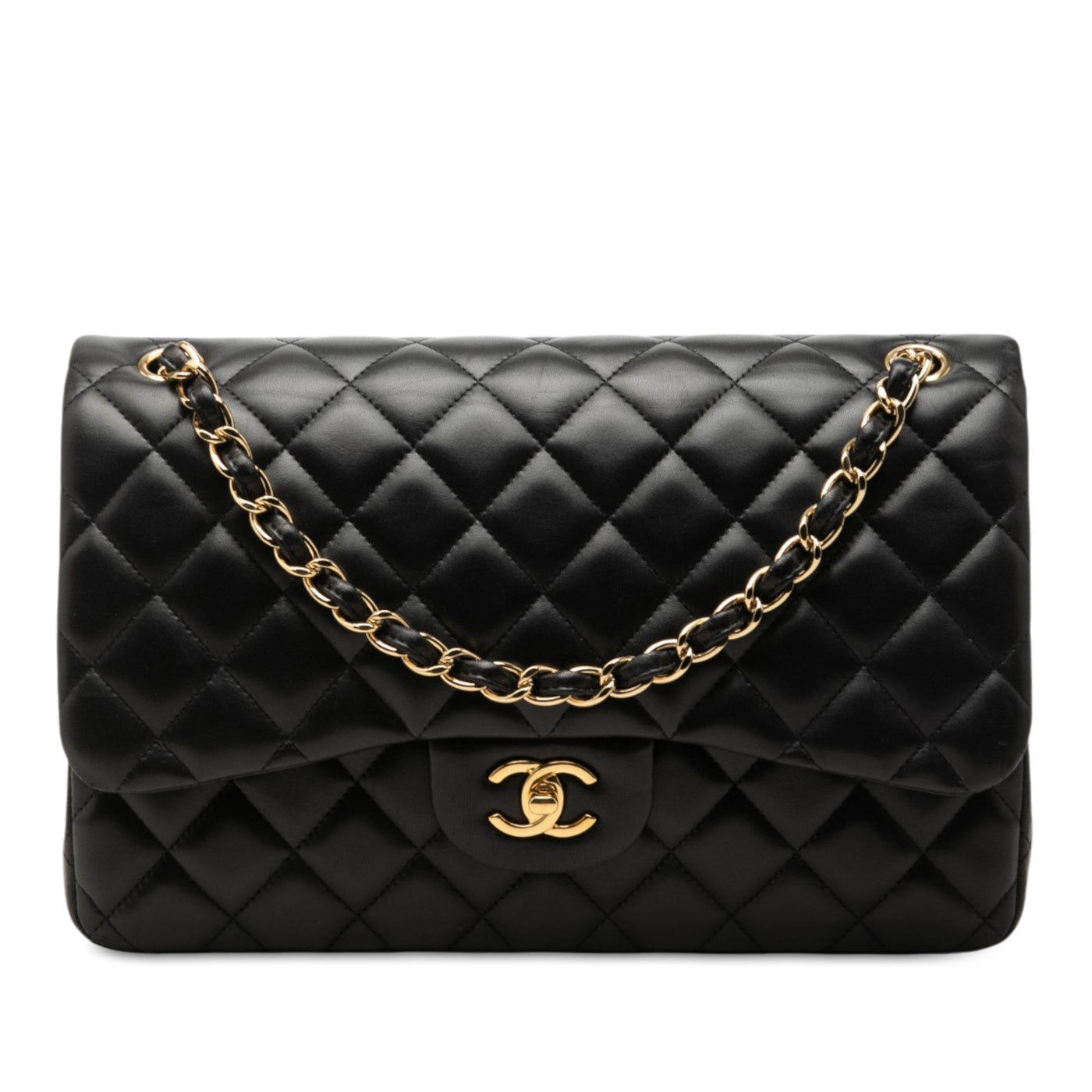 Jumbo Classic Lambskin Double Flap - Image 1
