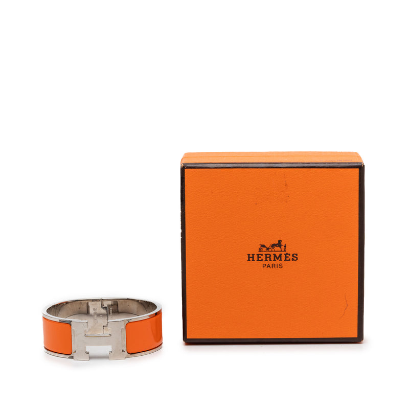 Wide Enamel Clic Clac H Bracelet PM - Image 6
