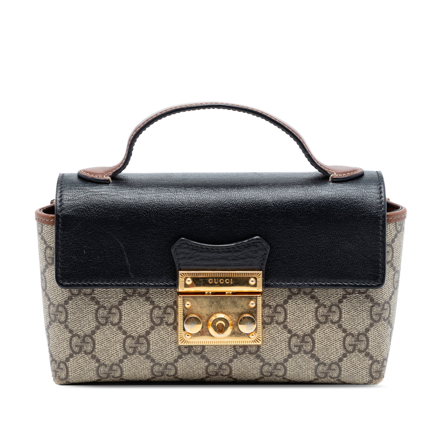 Mini GG Supreme Padlock Satchel - Image 1